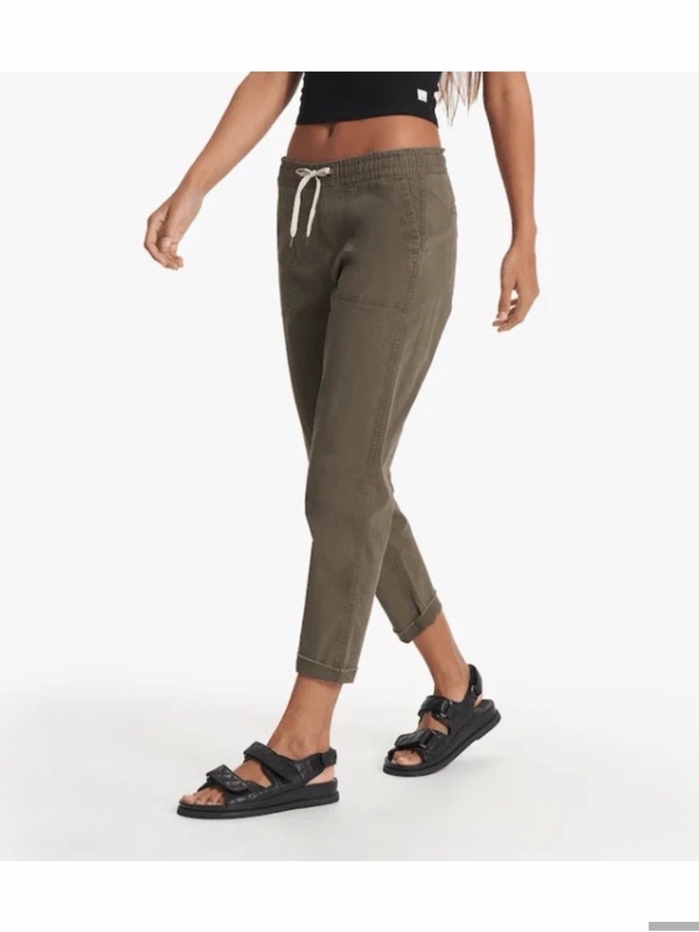 New VUORI RIPSTOP VINTAGE PANTS women's size XS Green